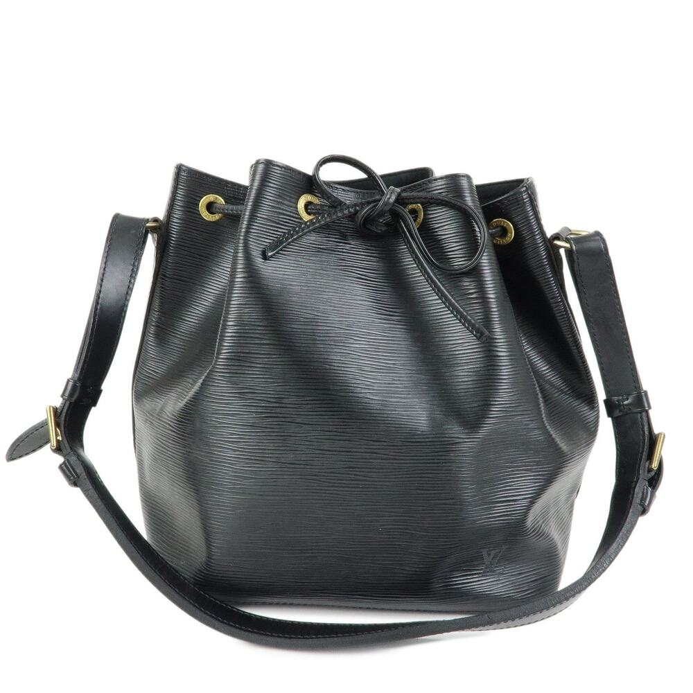 Louis Vuitton Epi Petit Noe Bucket Bag Black